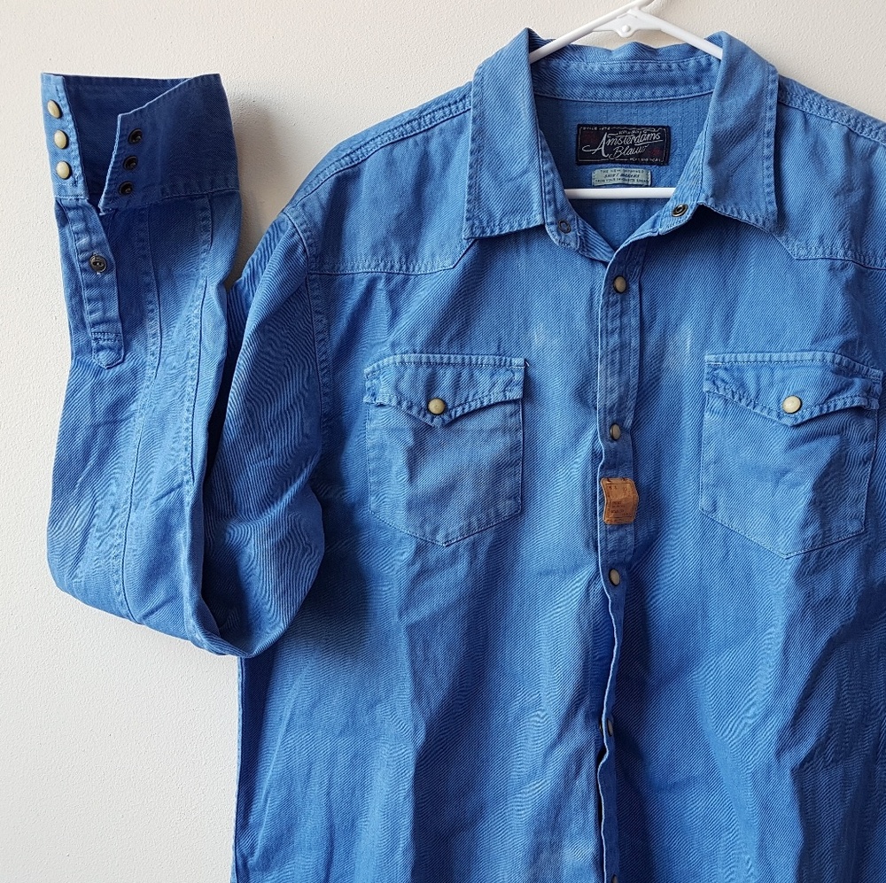 SCOTCH&SODA Button Snap Shirt XXL